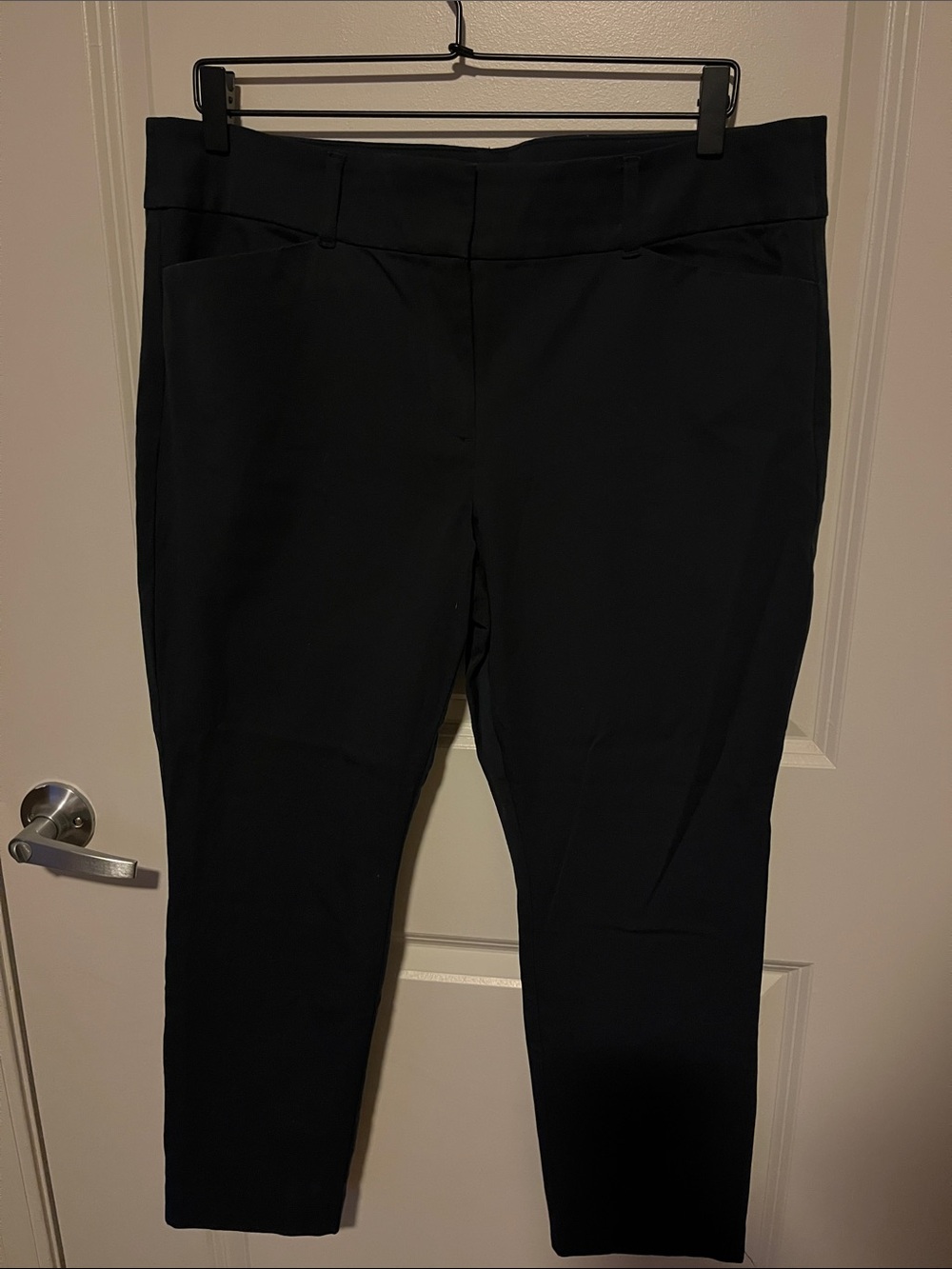 Loft Navy Blue Sutton Skinny Ankle Pant Navy Blue